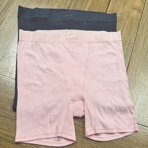 Pink and Navy Brand New Skims Boxer Briefs